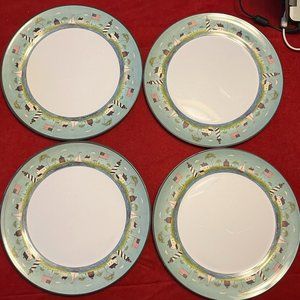 🎉🎉Last Chance🎉🎉4-- Sakura Evolution ‘By The Sea’ Melamine Dinner Plates